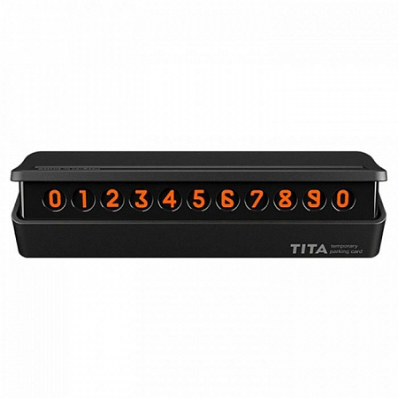 Временная карта парковки Bcase TITA Temporary Parking Card - Black